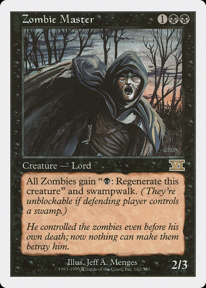 Zombie Master [Classic Sixth Edition] Magic: The Gathering