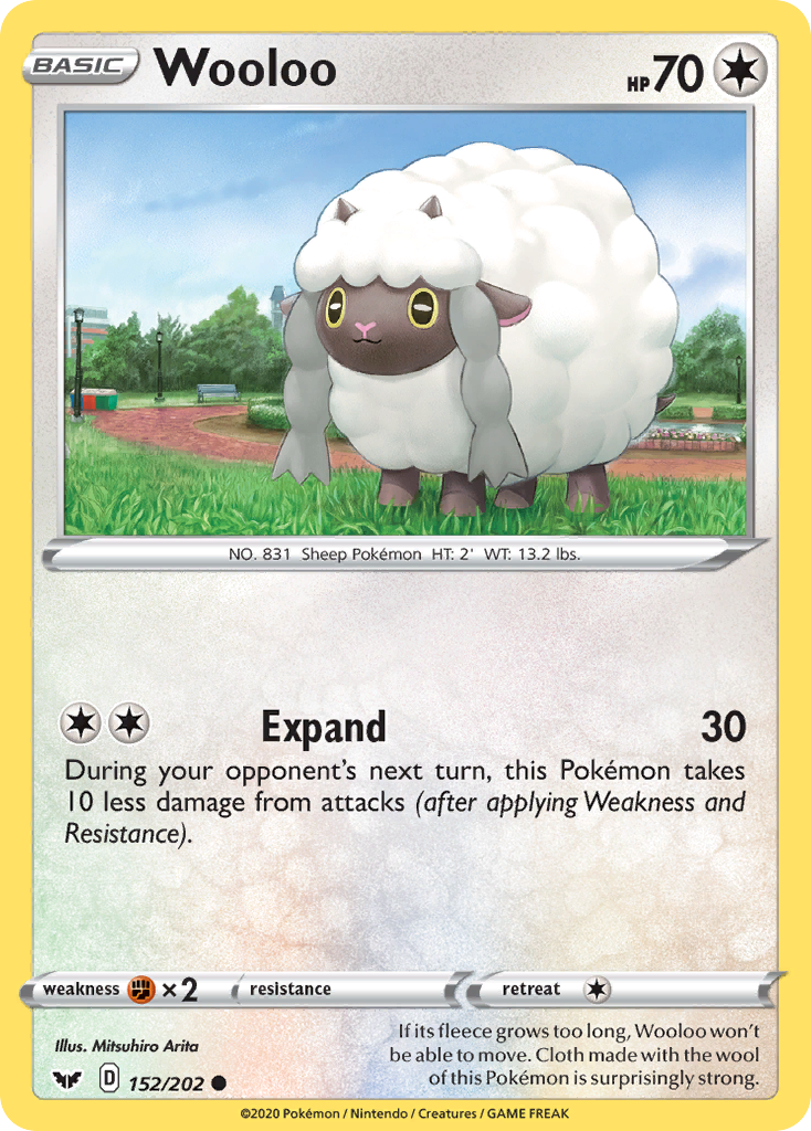 Wooloo (152/202) [Sword & Shield: Base Set] Pokémon