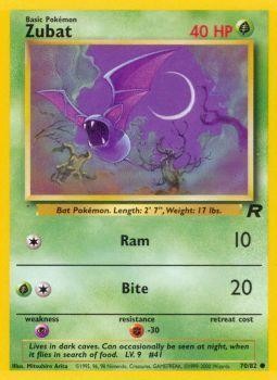 Zubat (70/82) [Team Rocket Unlimited] Pokémon