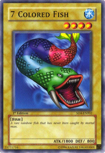 7 Colored Fish [SD4-EN002] Common Yu-Gi-Oh!