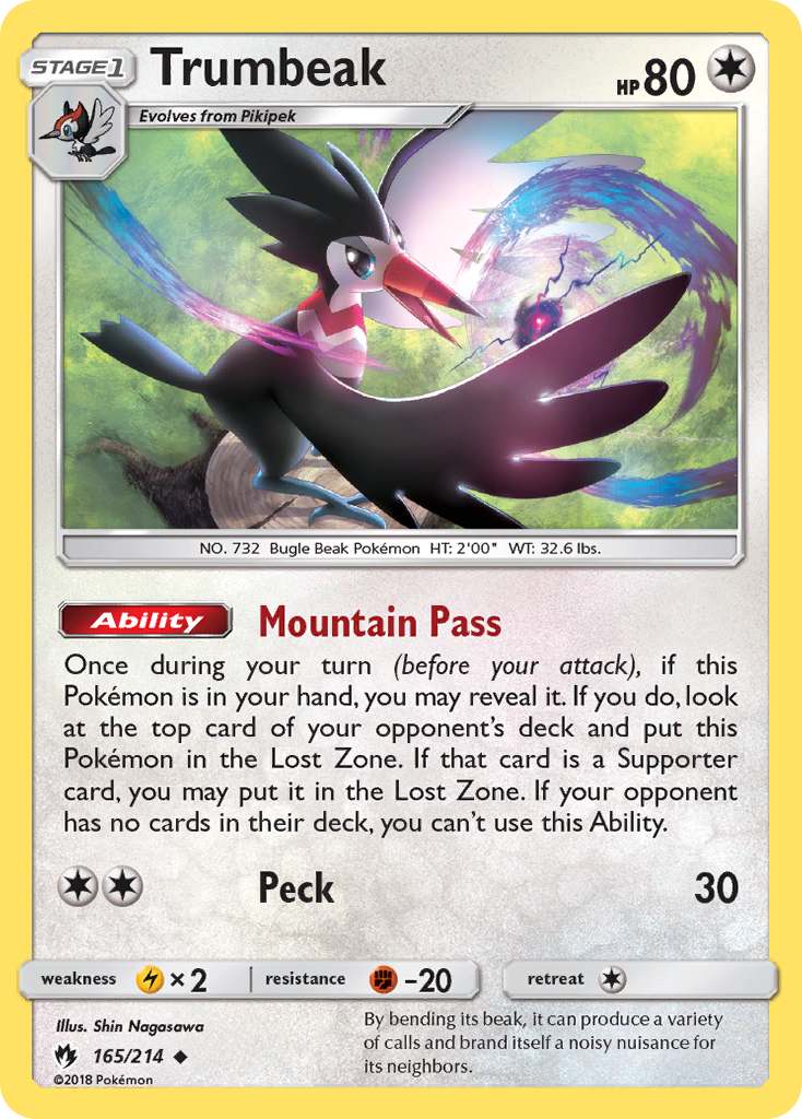 Trumbeak (165/214) [Sun & Moon: Lost Thunder] Pokémon