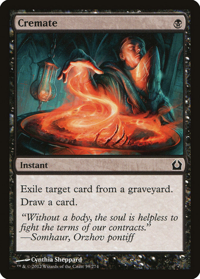 Cremate [Return to Ravnica] Magic: The Gathering