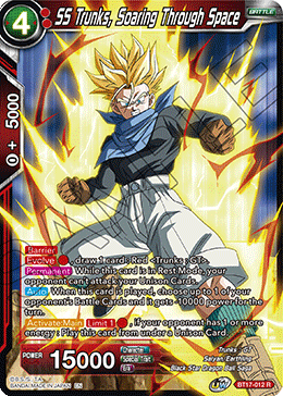 SS Trunks, Soaring Through Space (BT17-012) [Ultimate Squad] Dragon Ball Super