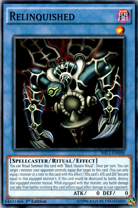 Relinquished [MIL1-EN008] Common Yu-Gi-Oh!