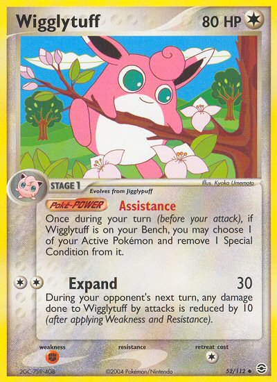 Wigglytuff (52/112) [EX: FireRed & LeafGreen] Pokémon