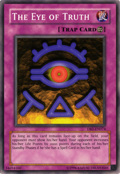 The Eye of Truth [DB1-EN074] Common Yu-Gi-Oh!