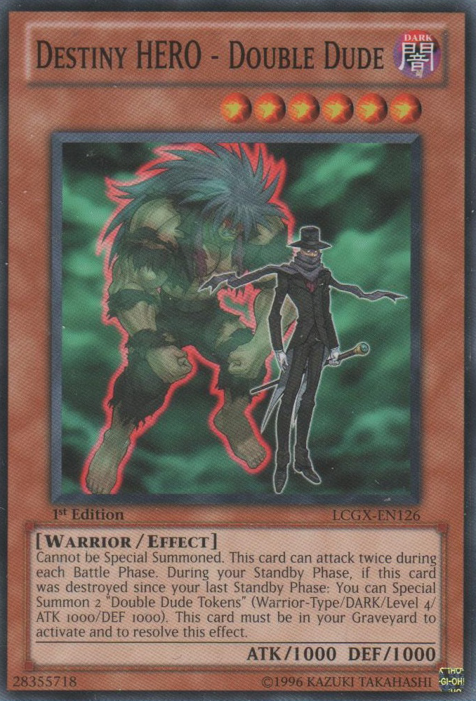 Destiny HERO - Double Dude [LCGX-EN126] Common Yu-Gi-Oh!