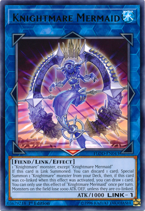 Knightmare Mermaid [FLOD-EN043] Rare Yu-Gi-Oh!