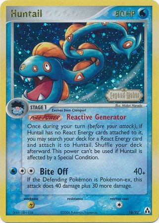 Huntail (18/92) (Stamped) [EX: Legend Maker] Pokémon
