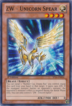 ZW - Unicorn Spear [SP14-EN004] Common Yu-Gi-Oh!