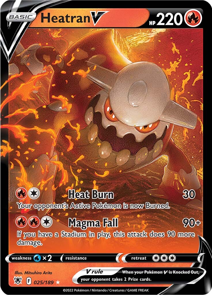 Heatran V (025/189) [Sword & Shield: Astral Radiance] Pokémon