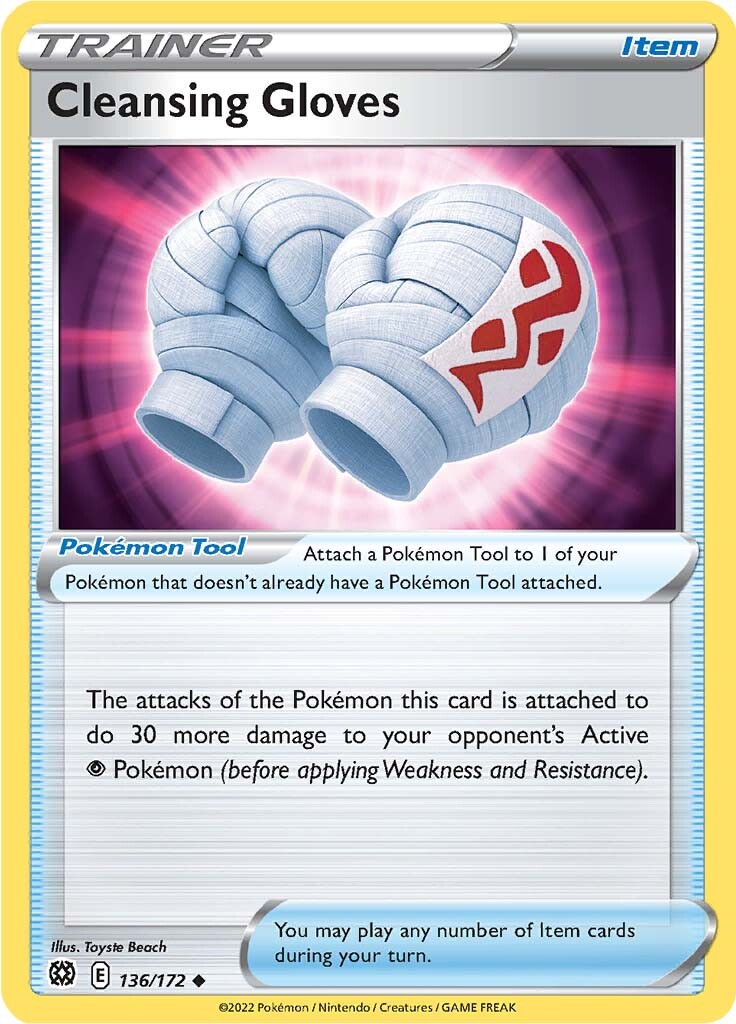 Cleansing Gloves (136/172) [Sword & Shield: Brilliant Stars] Pokémon