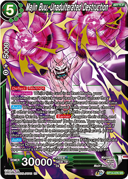 Majin Buu, Unadulterated Destruction (BT14-076) [Cross Spirits] Dragon Ball Super