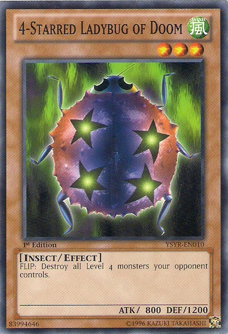 4-Starred Ladybug of Doom [YSYR-EN010] Common Yu-Gi-Oh!