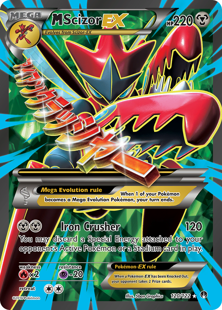 M Scizor EX (120/122) [XY: BREAKpoint] Pokémon