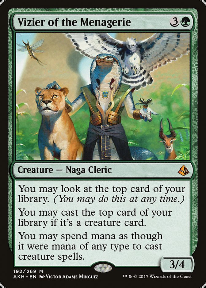 Vizier of the Menagerie [Amonkhet] Magic: The Gathering