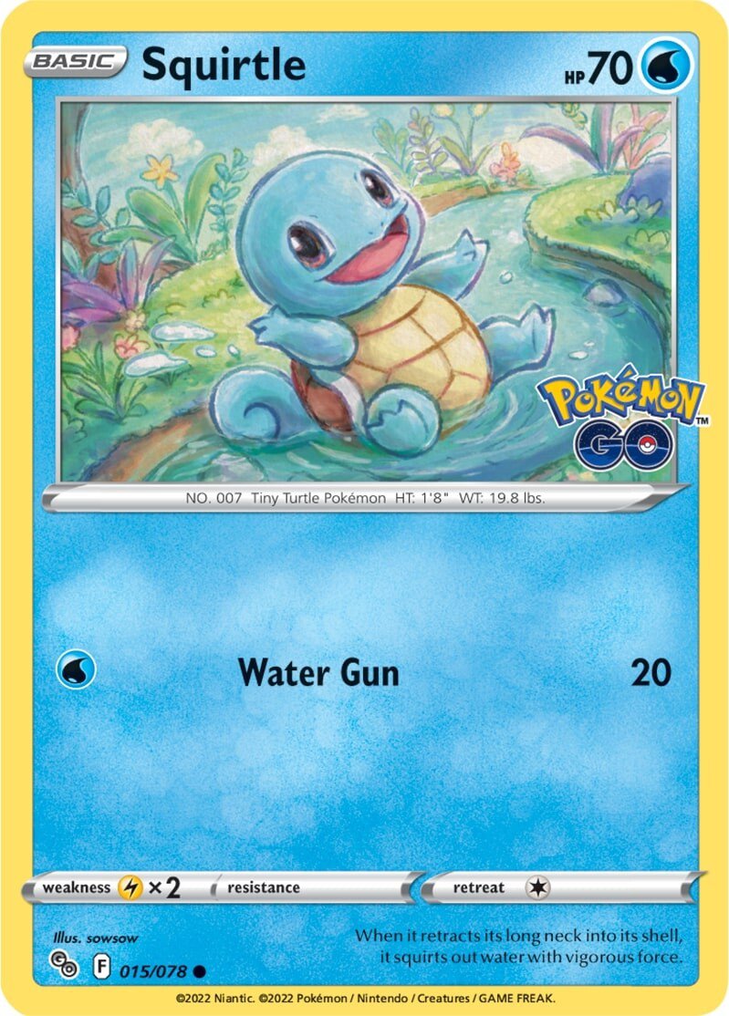 Squirtle (015/078) [Pokémon GO] Pokémon