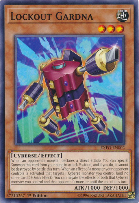 Lockout Gardna [EXFO-EN002] Common Yu-Gi-Oh!