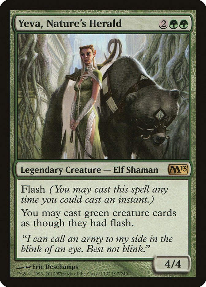 Yeva, Nature's Herald [Magic 2013] Magic: The Gathering