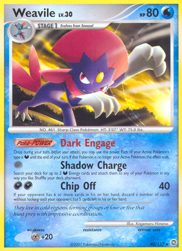 Weavile (40/132) [Diamond & Pearl: Secret Wonders] Pokémon