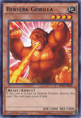 Berserk Gorilla [BP03-EN008] Rare Yu-Gi-Oh!