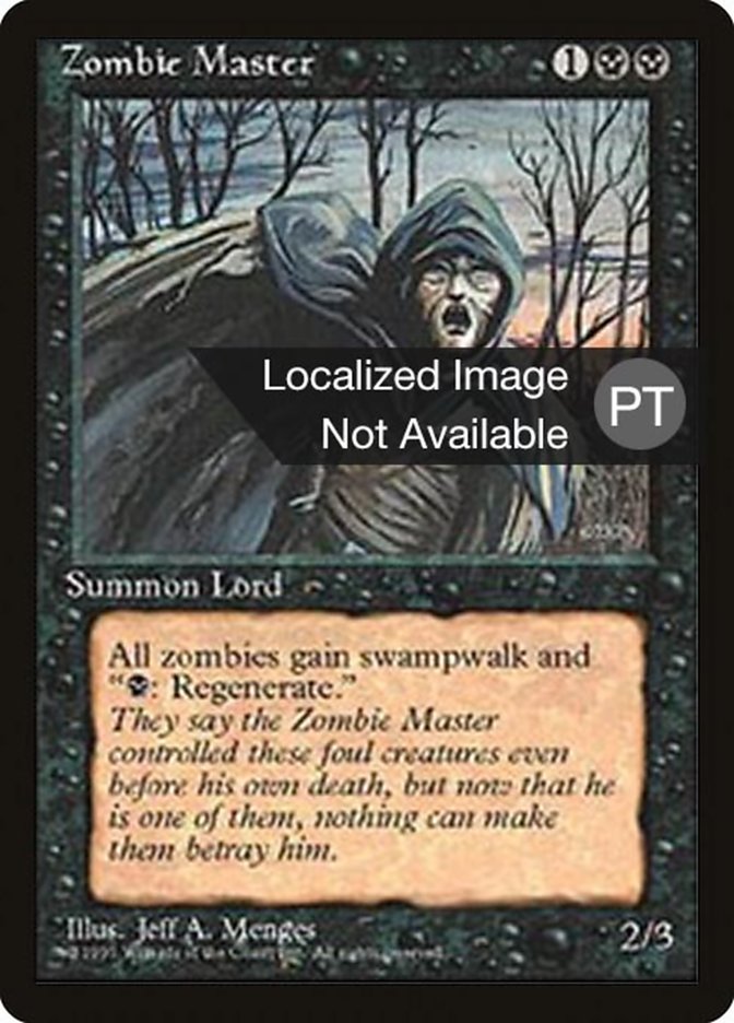 Zombie Master [Fourth Edition (Foreign Black Border)] Magic: The Gathering