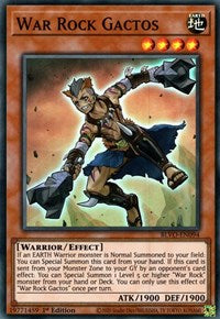 War Rock Gactos [BLVO-EN094] Super Rare Yu-Gi-Oh!