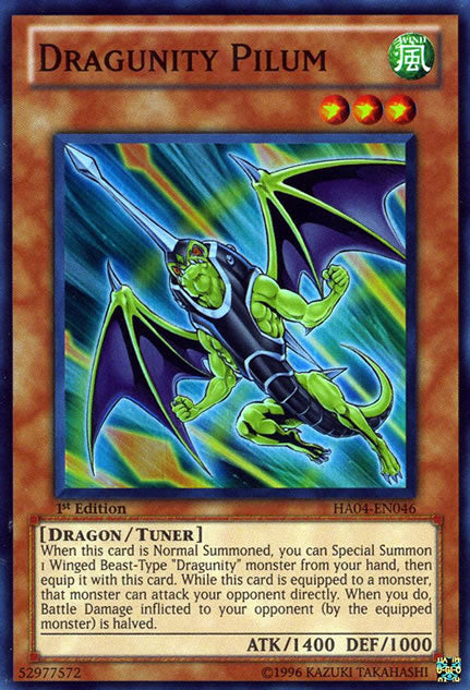 Dragunity Pilum [HA04-EN046] Super Rare Yu-Gi-Oh!