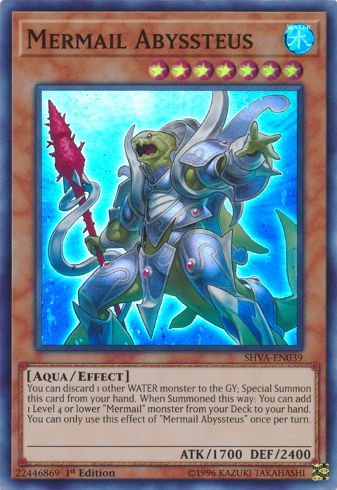 Mermail Abyssteus [SHVA-EN039] Super Rare Yu-Gi-Oh!