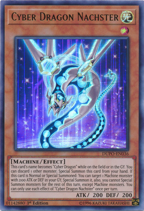 Cyber Dragon Nachster [DUPO-EN036] Ultra Rare Yu-Gi-Oh!