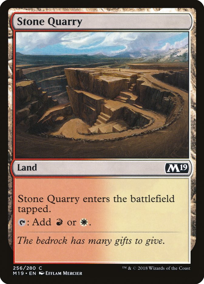 Stone Quarry [Core Set 2019] Magic: The Gathering