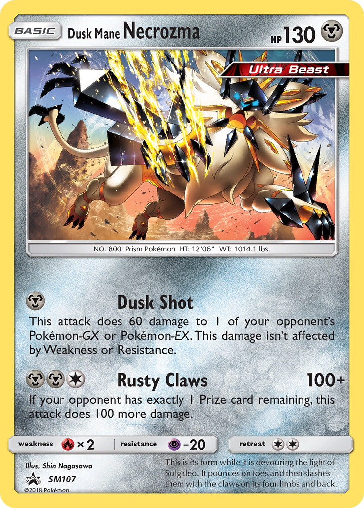 Dusk Mane Necrozma (SM107) [Sun & Moon: Black Star Promos] Pokémon