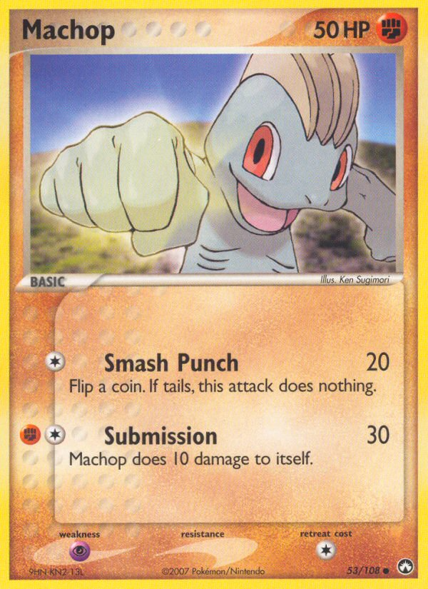 Machop (53/108) [EX: Power Keepers] Pokémon