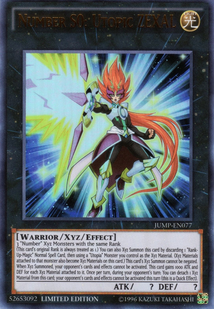 Number S0: Utopic ZEXAL [JUMP-EN077] Ultra Rare Yu-Gi-Oh!