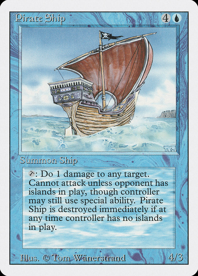 Pirate Ship [Revised Edition] Magic: The Gathering