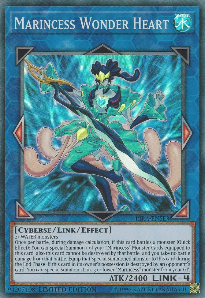 Marincess Wonder Heart [RIRA-ENSE3] Super Rare Yu-Gi-Oh!