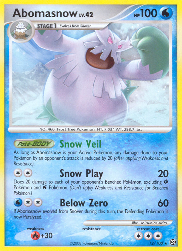 Abomasnow (12/100) [Diamond & Pearl: Stormfront] Pokémon