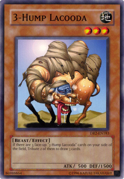 3-Hump Lacooda [DR2-EN183] Common Yu-Gi-Oh!