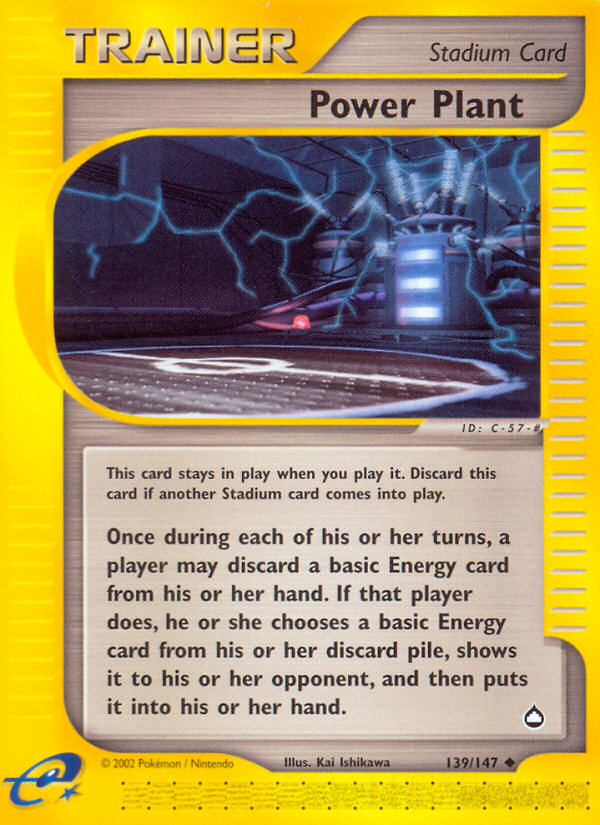 Power Plant (139/147) [Aquapolis] Pokémon