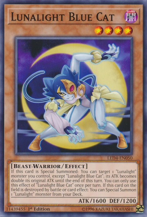 Lunalight Blue Cat [LED4-EN050] Common Yu-Gi-Oh!