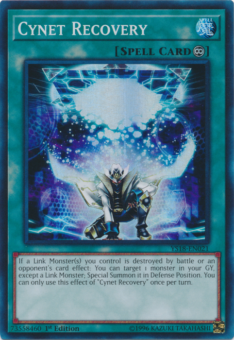 Cynet Recovery [YS18-EN021] Super Rare Yu-Gi-Oh!