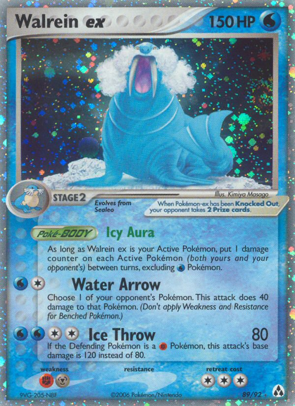Walrein ex (89/92) [EX: Legend Maker] Pokémon