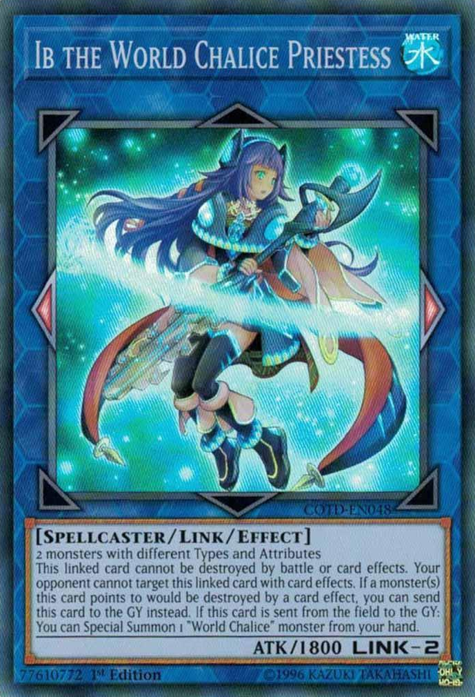 Ib the World Chalice Priestess [COTD-EN048] Super Rare Yu-Gi-Oh!