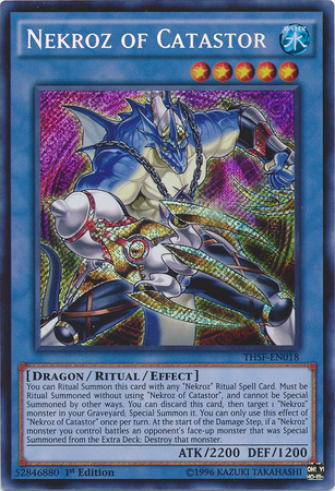 Nekroz of Catastor [THSF-EN018] Secret Rare Yu-Gi-Oh!