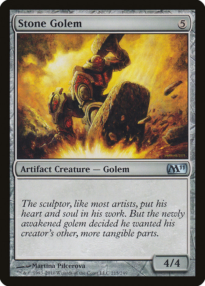 Stone Golem [Magic 2011] Magic: The Gathering