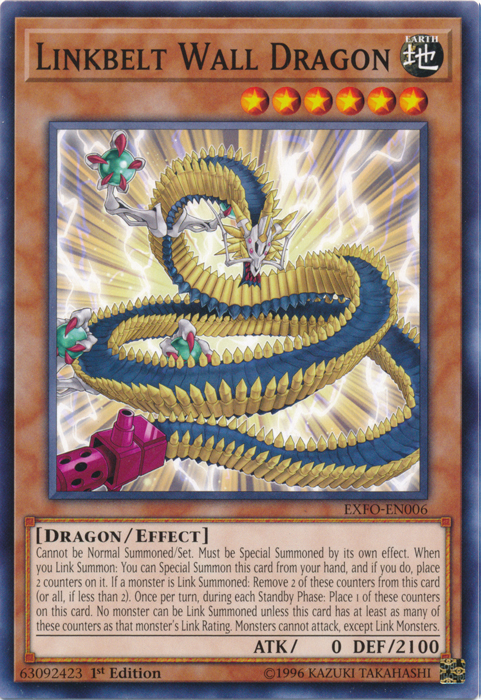 Linkbelt Wall Dragon [EXFO-EN006] Common Yu-Gi-Oh!