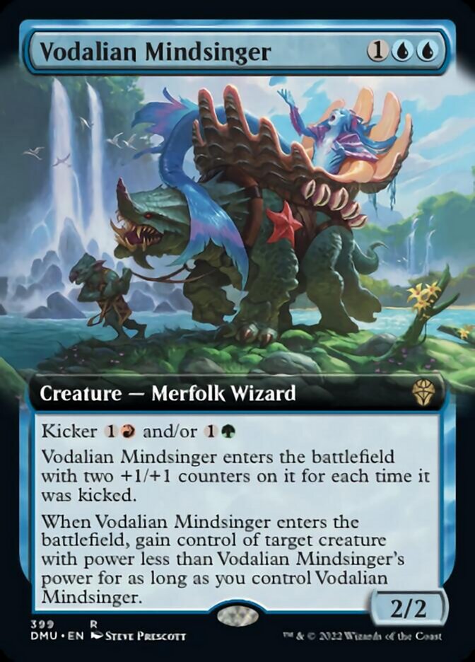 Vodalian Mindsinger (Extended Art) [Dominaria United] Magic: The Gathering