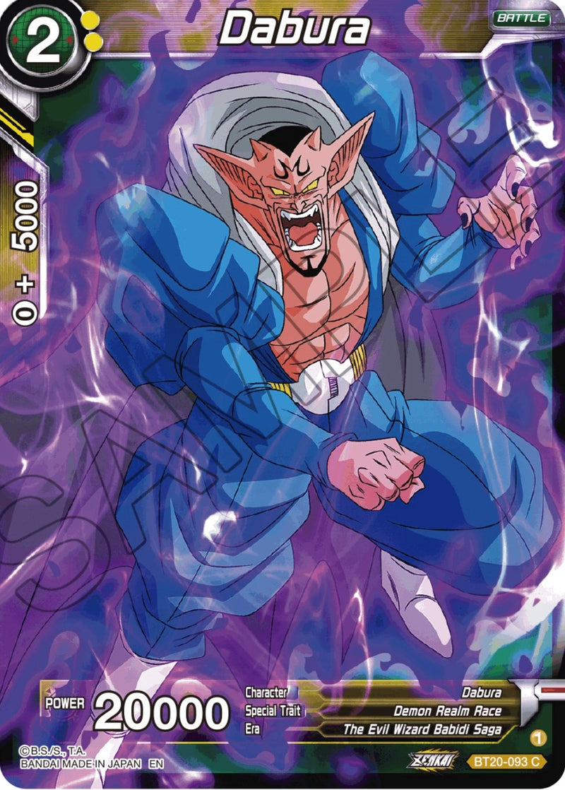 Dabura (BT20-093) [Power Absorbed] Dragon Ball Super