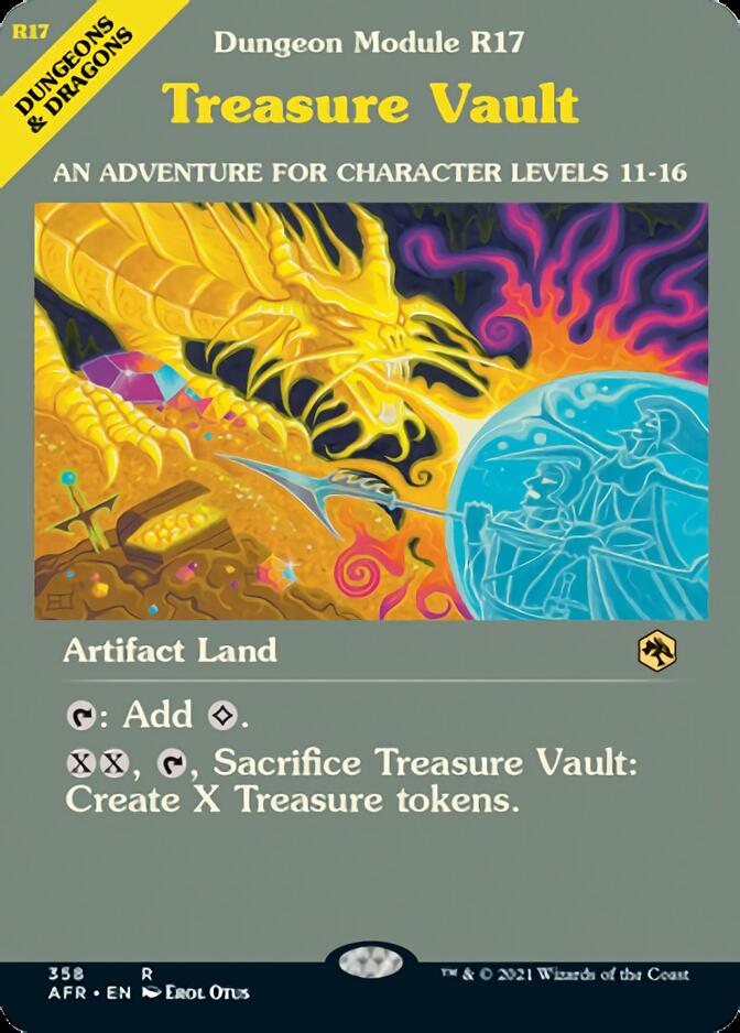 Treasure Vault (Dungeon Module) [Dungeons & Dragons: Adventures in the Forgotten Realms] Magic: The Gathering