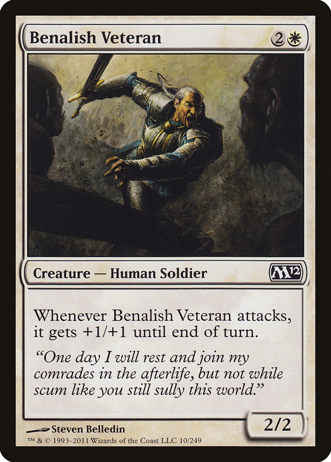 Benalish Veteran [Magic 2012] Magic: The Gathering